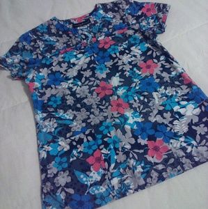 🌺 3/$15 Los Angeles Rose Scrub Top